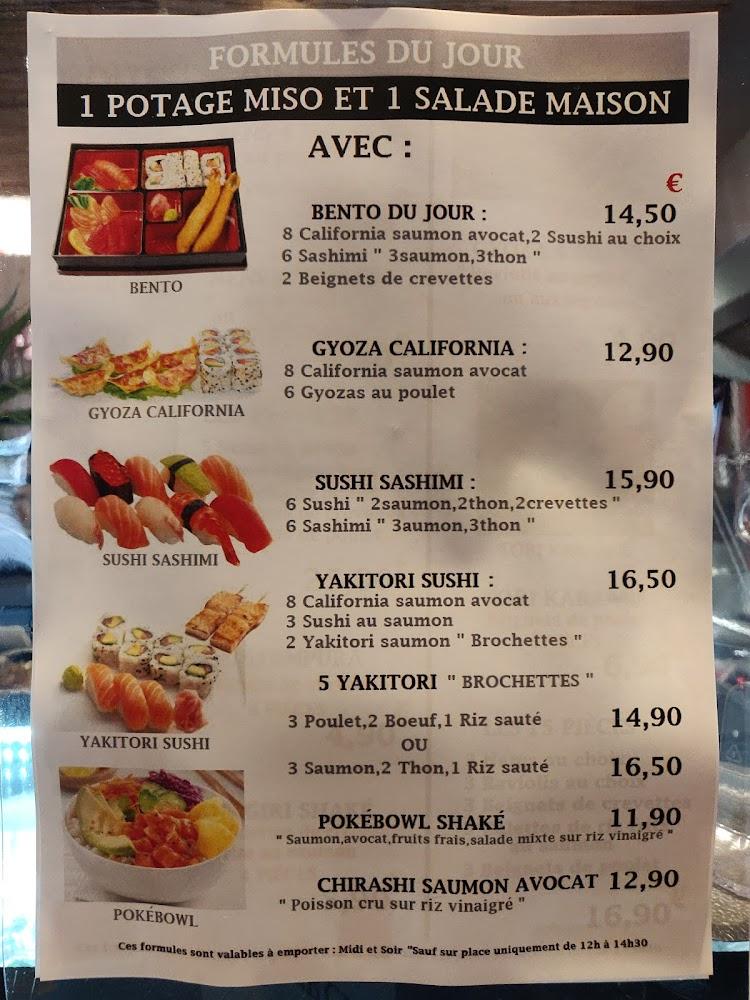 Sashimi shop - Menu Image 1